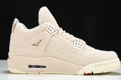Blank Jordan 4 Canvas Retro 1001